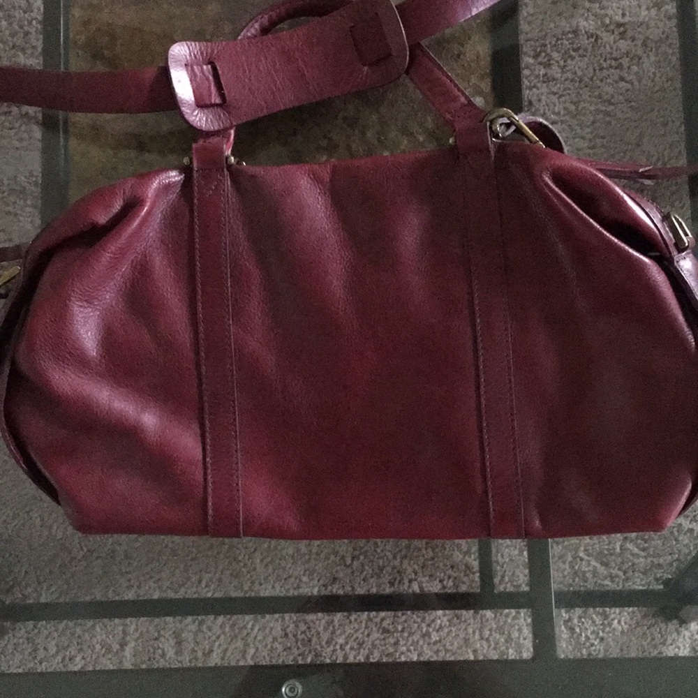 Madewell Cabernet Glasgow Satchel